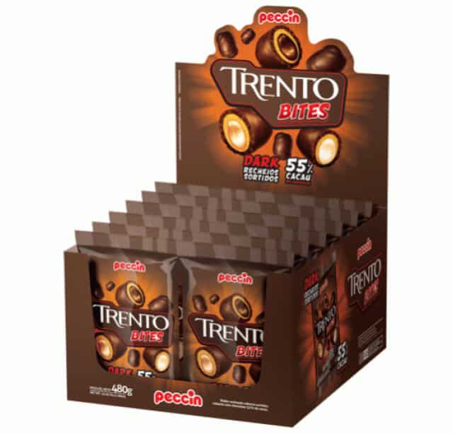 Chocolate Trento Bites Dark 480g (12un X 40g)