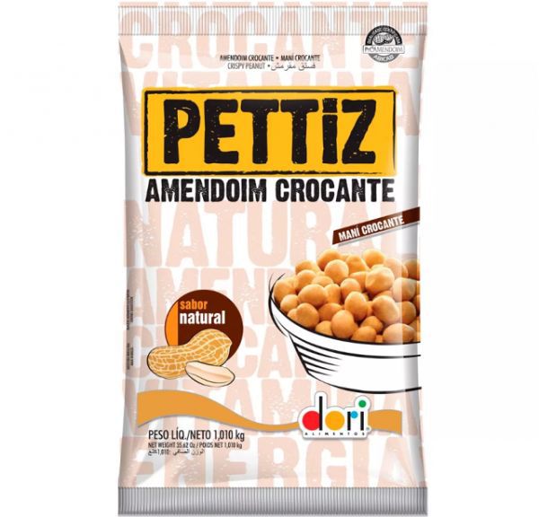 Amendoim Crocante Pettiz Natural Dori 1,010kg