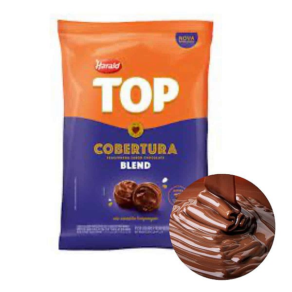 Cobertura Fracionada Top Chocolate Blend Gotas Harald 1kg