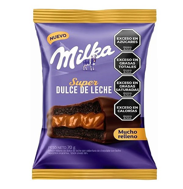 Biscoito Alfajor Super Doce De Leite 70G - Milka