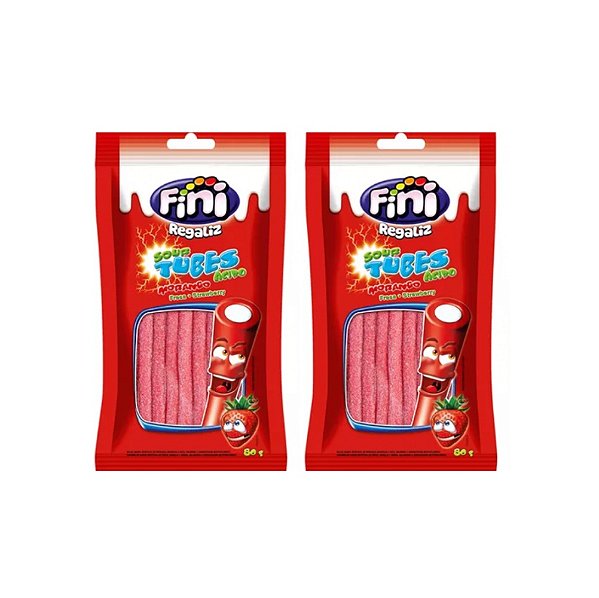 Kit 02 Tubes Morango Azedinho 80g - Fini