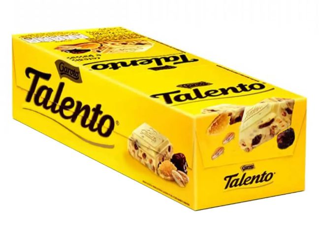Chocolate Mini Talento Cereais e Passas 15X25 Garoto
