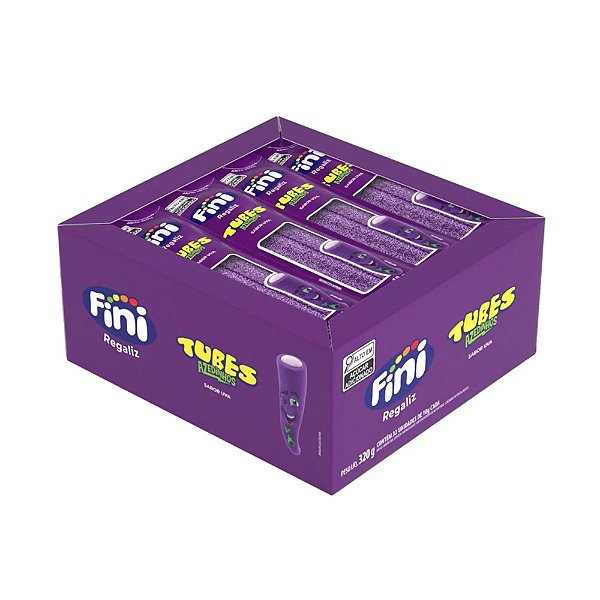 Mini Fini Tubes Uva Cítrico 10g 32UN - Fini