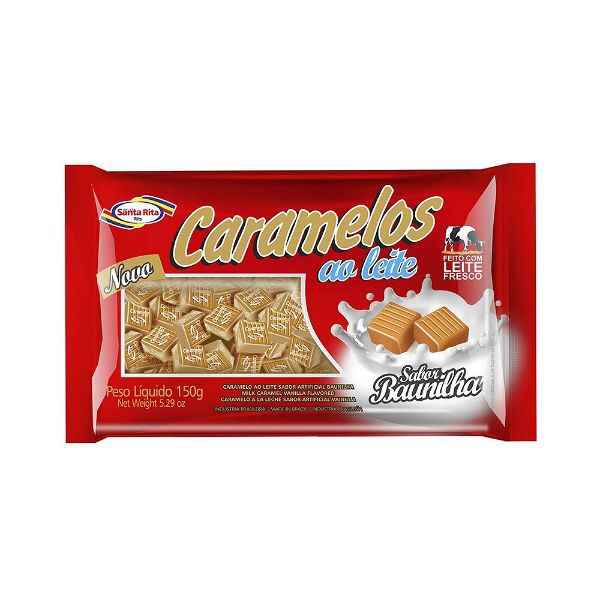 Caramelo ao Leite Sabor Baunilha 588g - Santa Rita