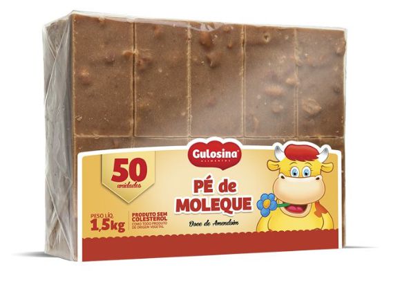 Pé de Moleque 1,5Kg c/ 50 Un - Gulosina