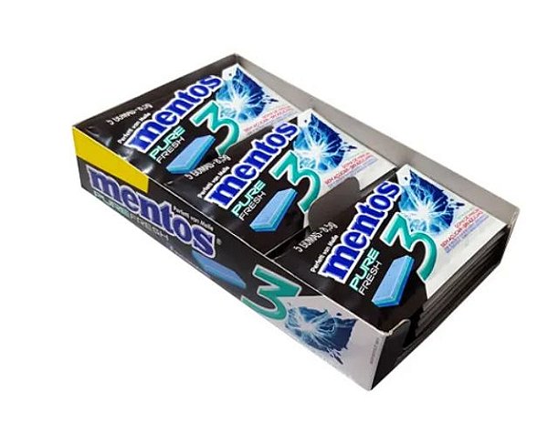 Chiclete Mentos Pure Fresh Strong Mint C15 Perfetti Mercadoce Doces Confeitaria E Embalagem 3913