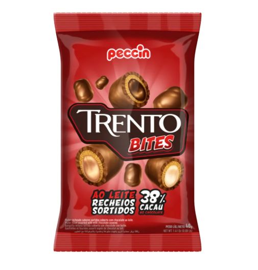 Chocolate Trento Bites Ao Leite 40g Peccin