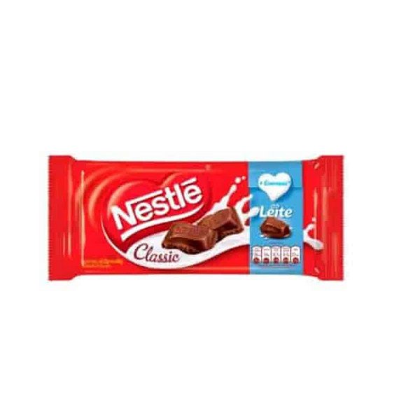 Barra de Chocolate Classic Ao Leite Nestlé 90g