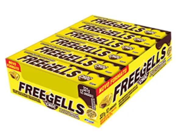 Freegells Drops Chocolate com Maracujá c/12 - Riclan