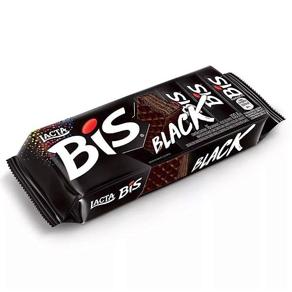 Chocolate Wafer Bis Black 16 Unidades - Lacta