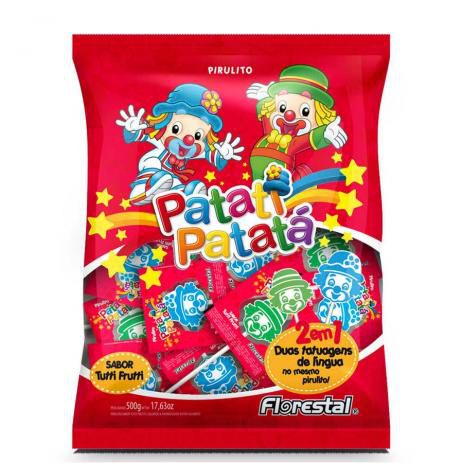 Pirulito Patati Patatá 500g Florestal