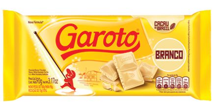 Tablete Garoto Branco 90g - Garoto