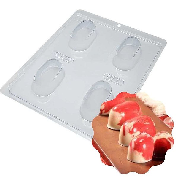 Forma com silicone Ovo Chicken com 3 partes BWB 1 unidade