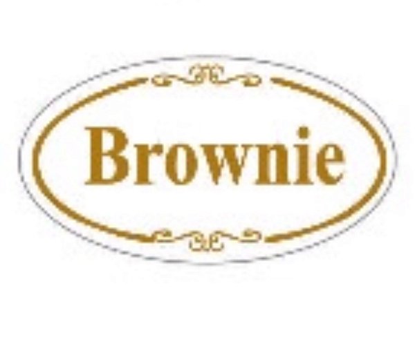 Etiqueta adesivo Decorativo Brownie- Eticol