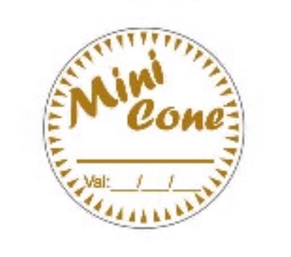 Etiqueta adesivas Decorativas Mini Cone  - Eticol