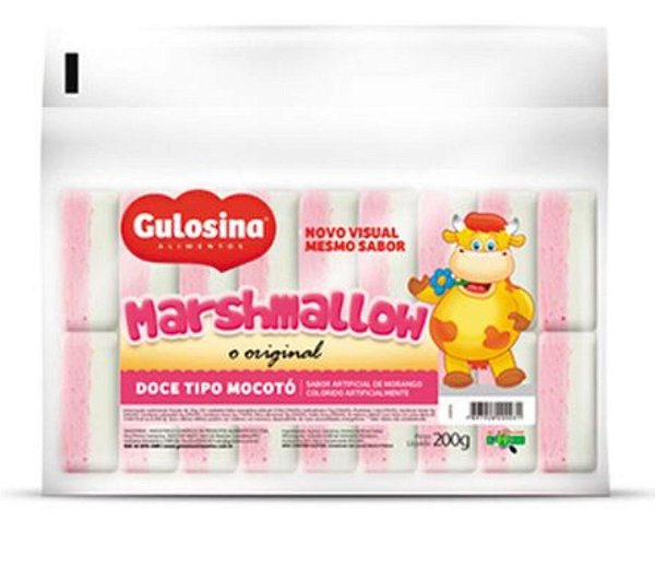 Doce Marshmallow Tipo Mocotó Gulosina com 200g