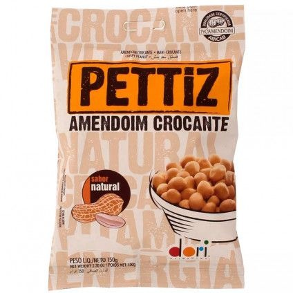 Amendoim Crocante Natural Pettiz Dori 150g