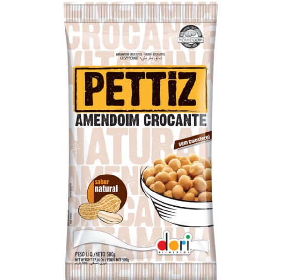 Amendoim Crocante Pettiz Natural Dori 500g