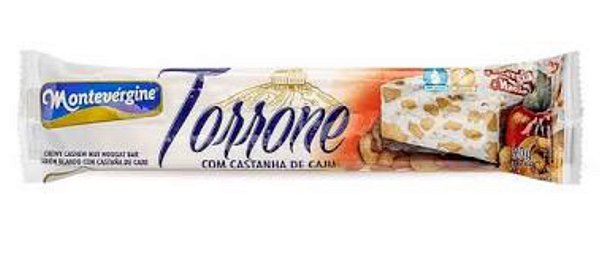 Torrone com Caju 90g - Montevergine
