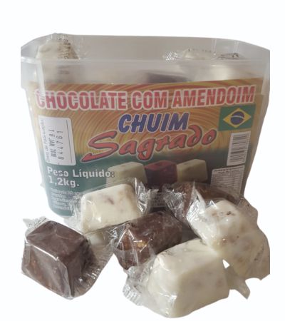 Chocolate com Amendoim Chuim c/ 50 unidades - Sagrado