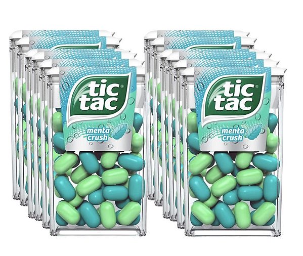 Bala tic tac sabor menta crush 14 unidades - Ferrero