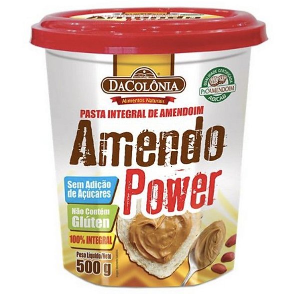 Pasta de Amendoim Amendopower DaColônia 500g