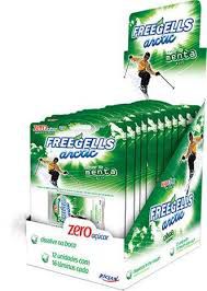 Lâminas Freegells artic sabor menta com 12 unidades - Riclan