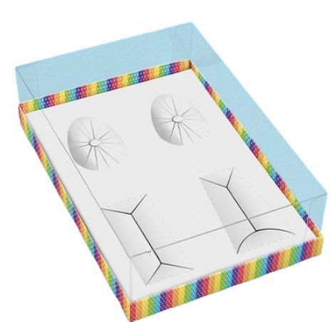 Caixa de ovo kit mini confeiteiro pacote c/10 unidades Diversidade - Curifest