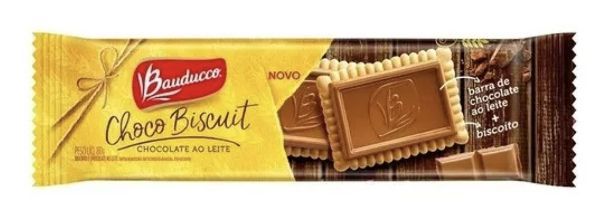 Biscoito Choco Biscuit Chocolate ao Leite 80g - Bauducco