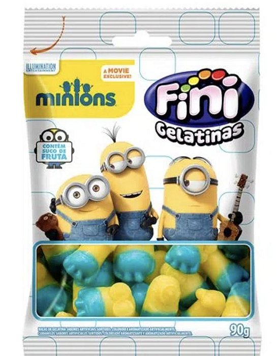 Bala de Gelatina Minions 90g - Fini