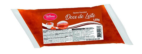 Recheio Forneavel Sabor Doce De Leite  Vabene 1,050kg