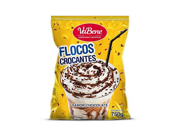 Flocos Crocantes Sabor Chocolate Vabene 750g