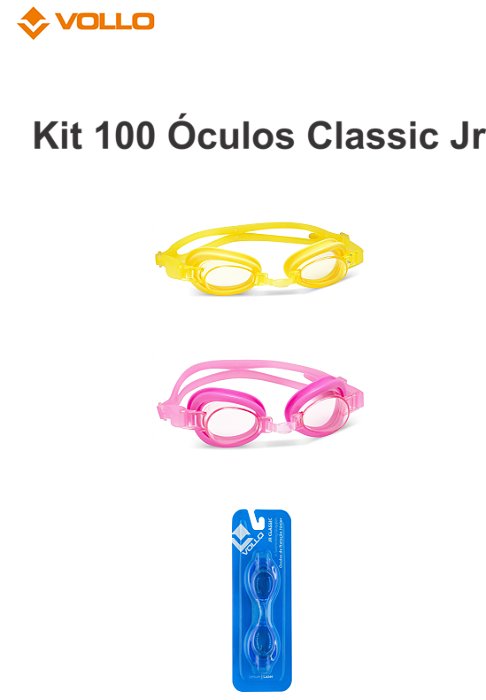 Kit 100 Óculos Classic Jr