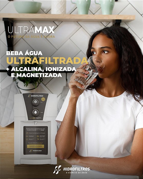 Purificador Hidrofiltros UltraMax Água Natural e Gelada - Filtro para ...