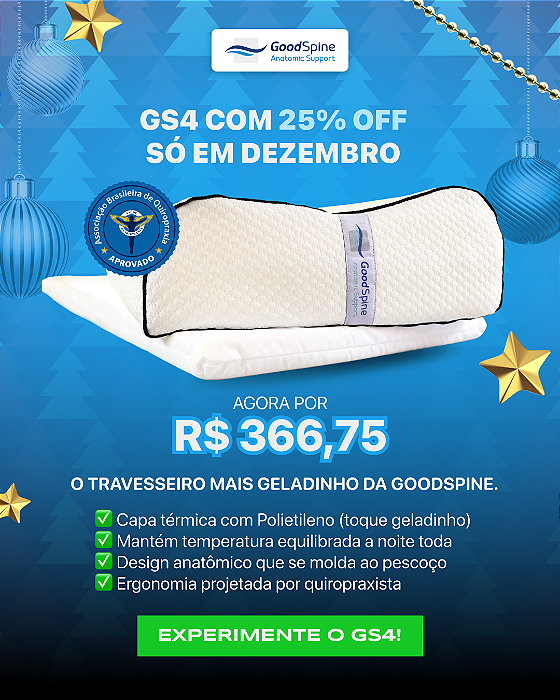 Travesseiro GS4 Preço especial de Natal