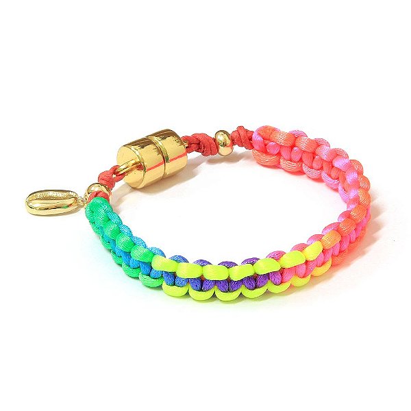 Pulseira Neon Dourado