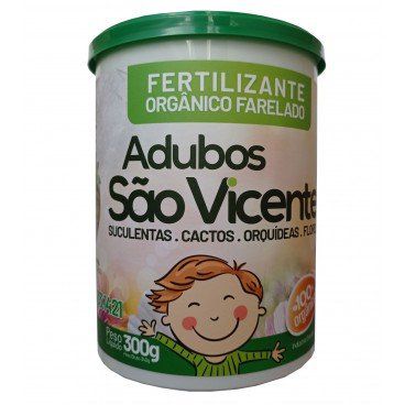 Fertilizante / Adubo Orgânico Farelado POTE São Vicente 300 gr