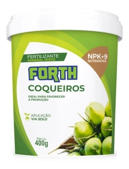 Fertilizante Forth Coqueiros 400g Alta Produção