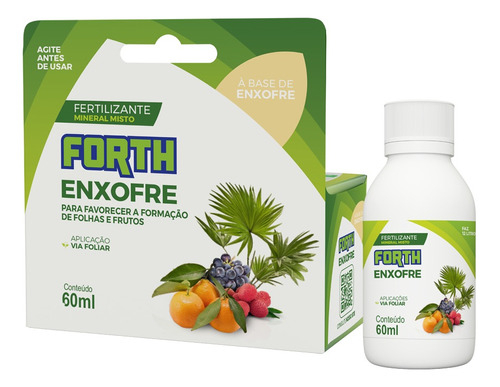 Fertilizante Forth Enxofre Concentrado 60ml