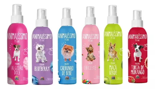 Perfume Colônia Animalíssimo Pet Gato e Cão Pet 50ml