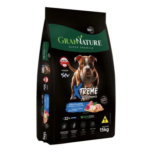 Ração Cão Filhote Gran Nature Xtreme Performance Super Premium 15kg