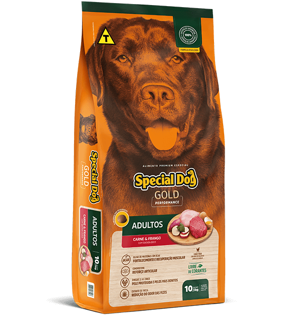 SPECIAL DOG GOLD PERFORMANCE ADULTOS CARNE E FRANGO 15kg