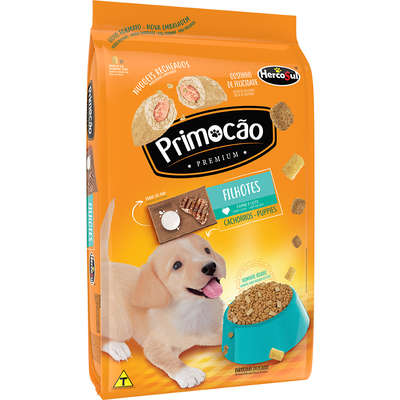 Primocão Premium Original Carne e Leite para Cães Filhotes 10kg