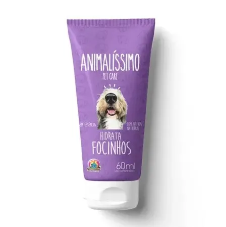 Creme Hidratante Hidrata Focinhos Animalíssimo para Cães e Gatos 60ml