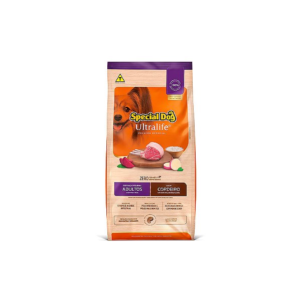 Special Dog Ultralife  Adultos de Raças Pequenas Sabor Cordeiro