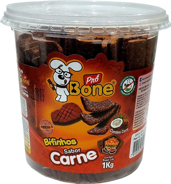 Bifinho sabor carne Pro Bone