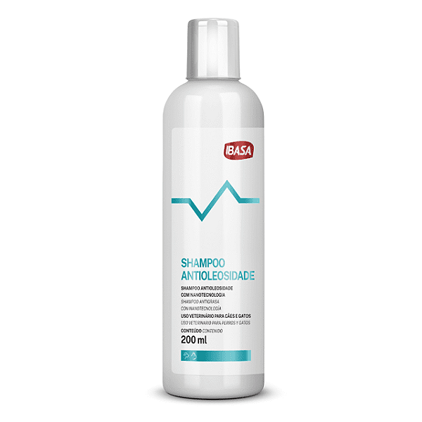 Shampoo Ibasa Antioleosidade para Cães e Gatos