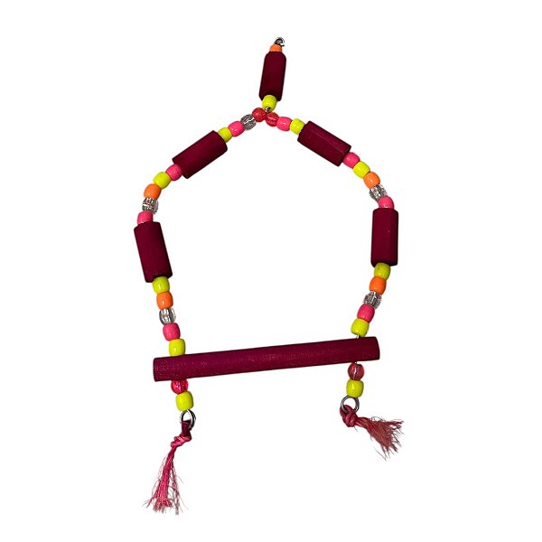 Puleiro Colorido com Miçangas Decorativas