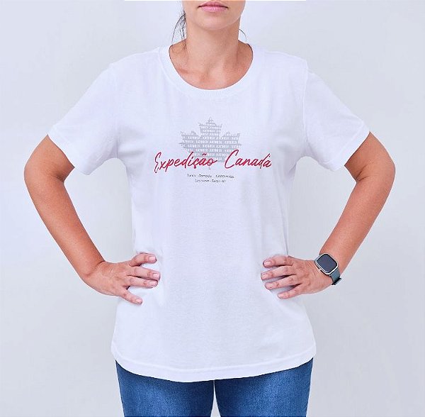 Camiseta feminina CANADA - Edição especial