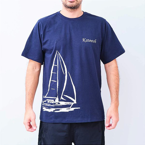 Camiseta -TRIPULAÇÃO- Azul Marinho